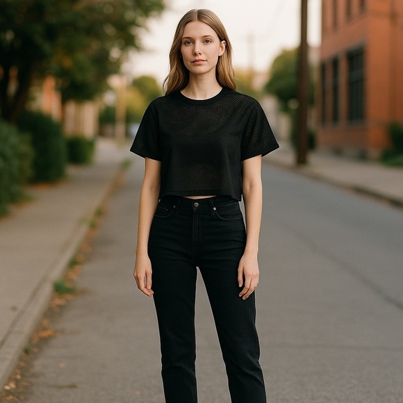 Anthropologie Three Feathers Black Crop Top
New - Picture 2 of 9